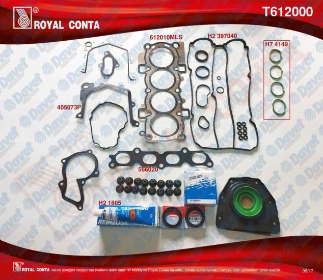 ELR-457.531 Silindir Kapak Contasi 0,30mm (Ford Fiesta 1.25 Zetec S 08-)